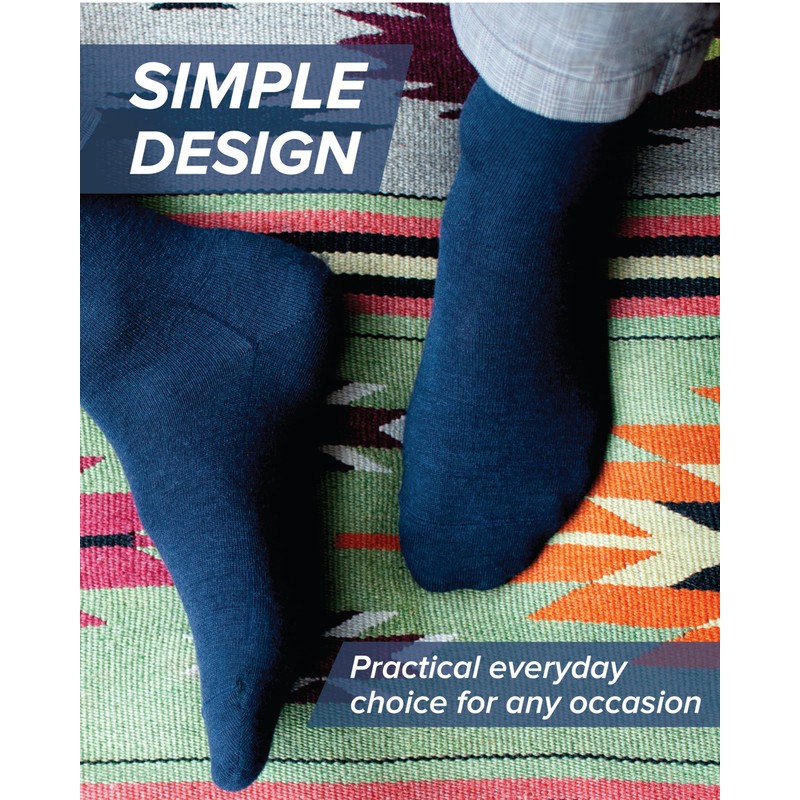 vitsocks Men's 80% MERINO Wool Fine Warm Socks (3 PAIRS)