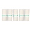 5 Rolls Adhesive Thermal Paper 2.2in Long 1in Wide Printing