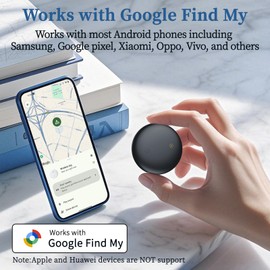 WAFTING Bluetooth Tracker Tag for Android(Android ONLY), Key Finder Compatible with Google Find My, Tracking Tag Item Finders for Keys, Luggage, Suitcase, 2 Pack