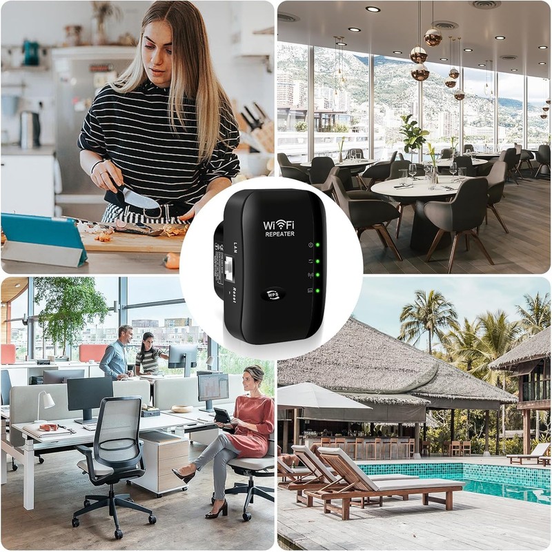 2025 WLAN Amplifier, Internet Amplifier, WLAN Repeater, Compatible with All