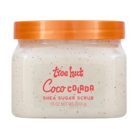 TREE HUT, Coco Colada Shea Sugar Scrub, Exfoliante Corporal de Azúcar Natural con Manteca de Karité y Esencia de Coco y Piña, Exfolia e Hidrata la Piel, 510 gramos