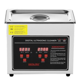 Happybuy Ultrasonic Cleaner with Digital Timer, 6L Stainless Steel Heating Machine,Professional for Jewelry and More