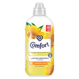 Comfort Comfort Sunshiny Days Fabric Conditioner with Stay Fresh technology for 100 days of freshness + fragrance* 33 washes (990 ml)