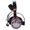 Hand Brake Metal Spool Fishing Wheel 6 Bearings Lure Rear