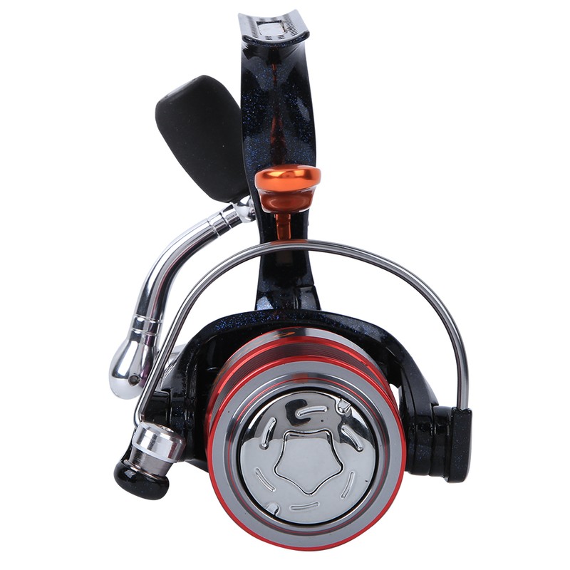Hand Brake Metal Spool Fishing Wheel 6 Bearings Lure Rear
