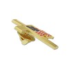 PinMart American Flag Gold Cross Religious Military Patriotic Lapel Pin