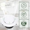 PATIKIL 4 Inch Round Air Vent Cover, 6Pcs ABS Adjustable