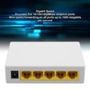 5 Port Gigabit Unmanaged Ethernet Switch Plug and Play Quiet