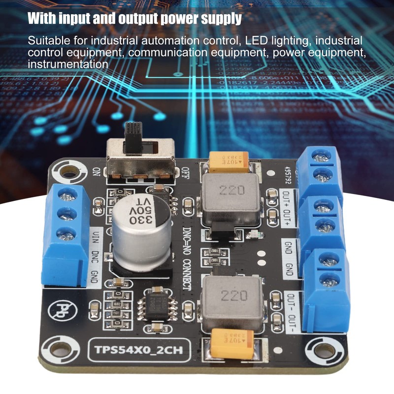 ASHATA Positive Negative Dual Output Module, Dual Power Supply Modules,