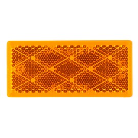 Grote 40303 Yellow Stick-On Rectangular Reflectors