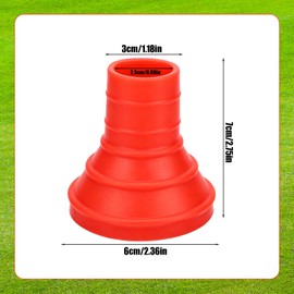 BOXOB Golf Ball Picker Upper for Putter, Rubber Golf Ball Retriever