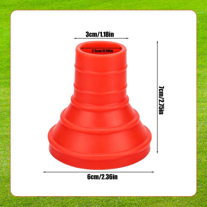 BOXOB Golf Ball Picker Upper for Putter, Rubber Golf Ball