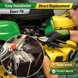 GY22387 PTO Control Cable Compatible with John Deere Lawn Mower – Blade Engagement Push Pull Cable for D100 D105 D110 D120 D130 E100 E110 E120 X105 S110 S120 L100 L110