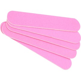 Lima de Uñas, Herramienta de Manicura, Lijado, Pulido, Tira de Pulido para Uso Profesional en el Hogar, 100 Uds. (PINK)