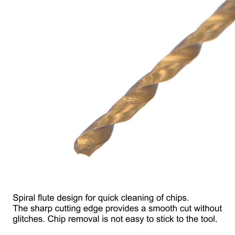 sourcing map Pack of 6 Mini Twist Drill Bits 1.3