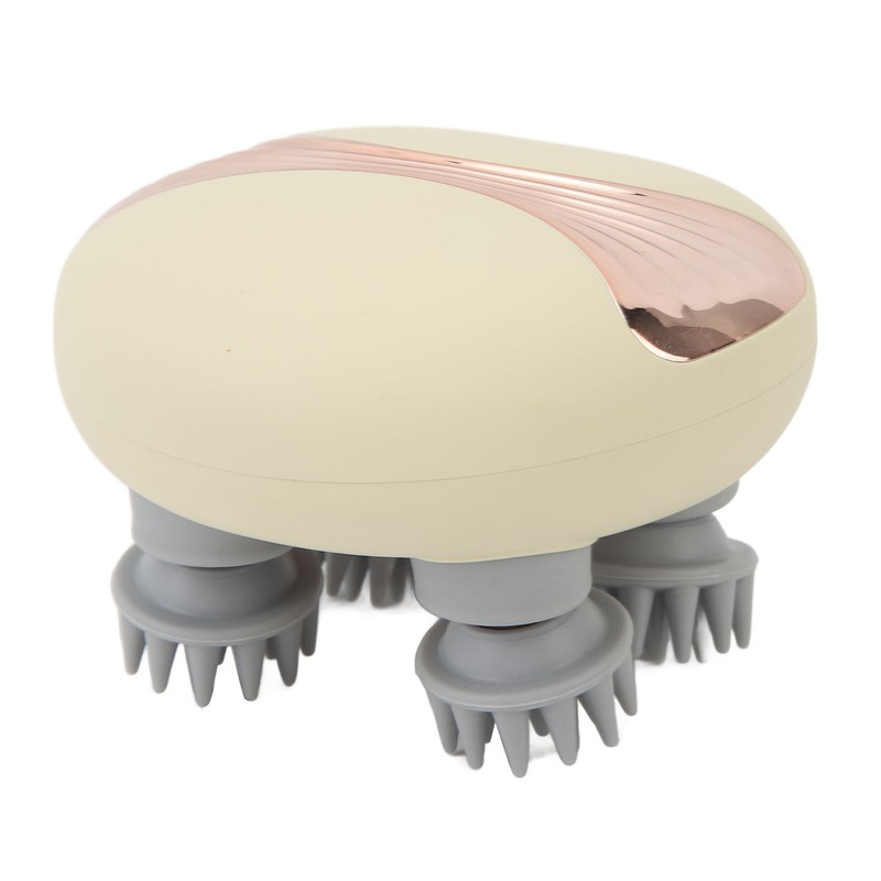 Electric Scalp Massagers 900MAH Light Orange Deep Massage Scalp Stress
