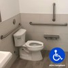 Stardrix Grab Bar Bundle for ADA Compliance, Brushed Stainless Steel