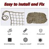 KAERYHET Safety Rope Net Kids Pet Stairs Balcony Railings Protection