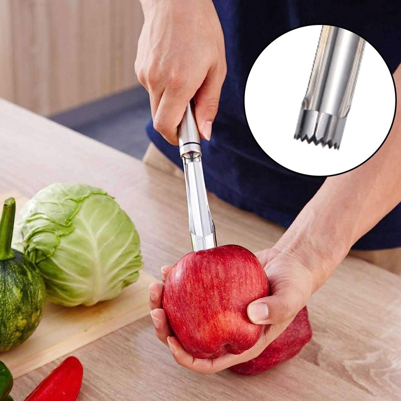 Apple Corer, Easy Removal of Apple Kernels, Apple Cutter, Stainless