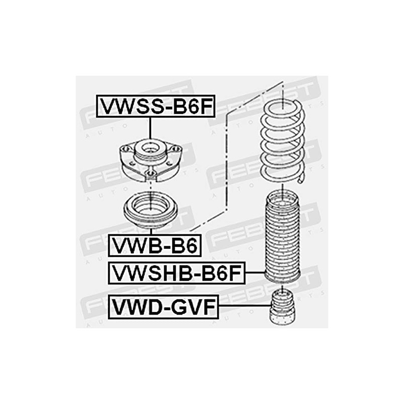 FEBEST VWD-GVF Spark Plugs