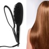 Straightening Curling Iron Brush Massage Negative Ion Automatic Heated Hair