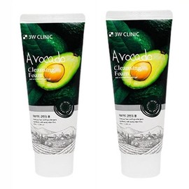 [Out_62] Avocado Facial Cleansing Foam Cleansing 100ml 2 Pieces / [아우트_62]세안폼 아보카도 폼클렌징 폼클린징 100ml 2개