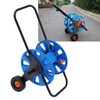 Qcwwy Garden Hose Reel Cart Portable HandPush Water Pipe Storage