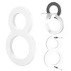 Yafimea House Number Plaque Large Mdoerne Made of ABS Plastic
