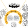 Bestgle 9Pcs 45mm Wave Rotary Cutter Pinking Blades, Refill Steel