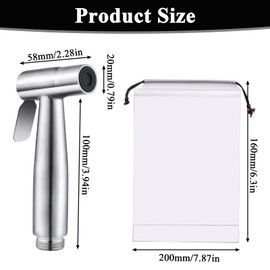 Bidet Hand Shower Set of 2 Hand Shower Toilet Bidet Hand Shower for Toilet Hand Shower Bidet Shower Hand Shower Toilet Suitable for Toilet Bidet