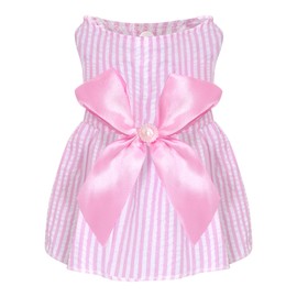 choyaxo Dog Bowknot Dresses Pet Skirts Princess Dress for Girl Puppy