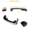 APESER Compatible with 2010-2020 Toyota 4Runner Door Handle,Front Rear Left