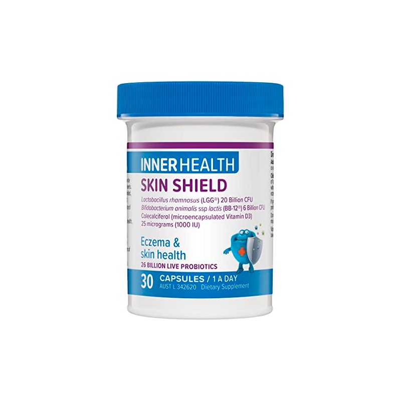 Inner Health Skin Shield Probiotic, Supports Skin Healing & Health,