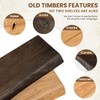 Acovy Floating Shelves, 8" Deep Rustic Solid Wood Wall Mounted