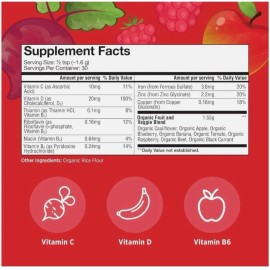 Matys 2 - MATYS Organic Picky Kids Red Fruit Vegetable VItamin Powder Exp 02/26