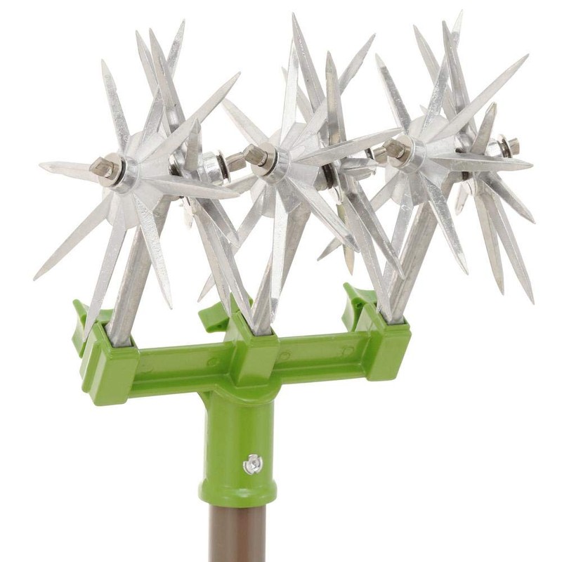 AMES 2917000 Steel Tine Garden Cultivator with Aluminum Handle, 58-Inch