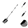Qianly Cat Litter Scoop Sand Sifter Sifting Foldable Long Handle