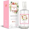 Rosense Glass Bottle Rosewater Hydrating Facial Toner/Rose Water Face Mist 6.8 Oz