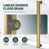 Greenspring 36-Inch Linear Shower Floor Drain, Stainless Steel Bathroom Floor