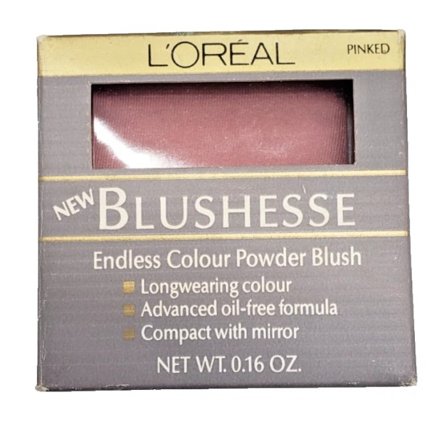 L'OREAL NEW L'OREAL BLUSHESSE ENDLESS COLOUR POWDER BLUSH OIL-FREE-PINKE