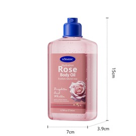[Body Oil] Rose Body Oil Soothes the skin, adds shine, improves dryness, and keeps the skin elastic and moist, 2 pieces, 260ml / [바디오일] 로즈 바디오일 피부를 진정시키고 윤기를 더하며 건조함을 개선해 탄력 있고 촉촉한 피부를 유지시켜줍니다, 2개, 260ml