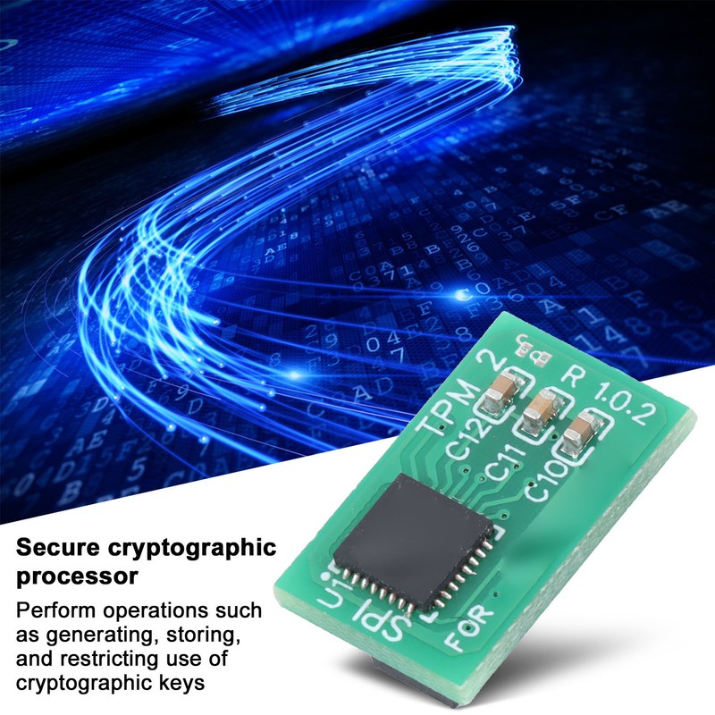 TPM2.0 Module 14 Pin SPI Remote Card Encryption Security Board