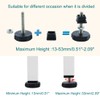 sourcingmap Adjustable Leveling Feet 20 x 20mm Square Inserts Furniture