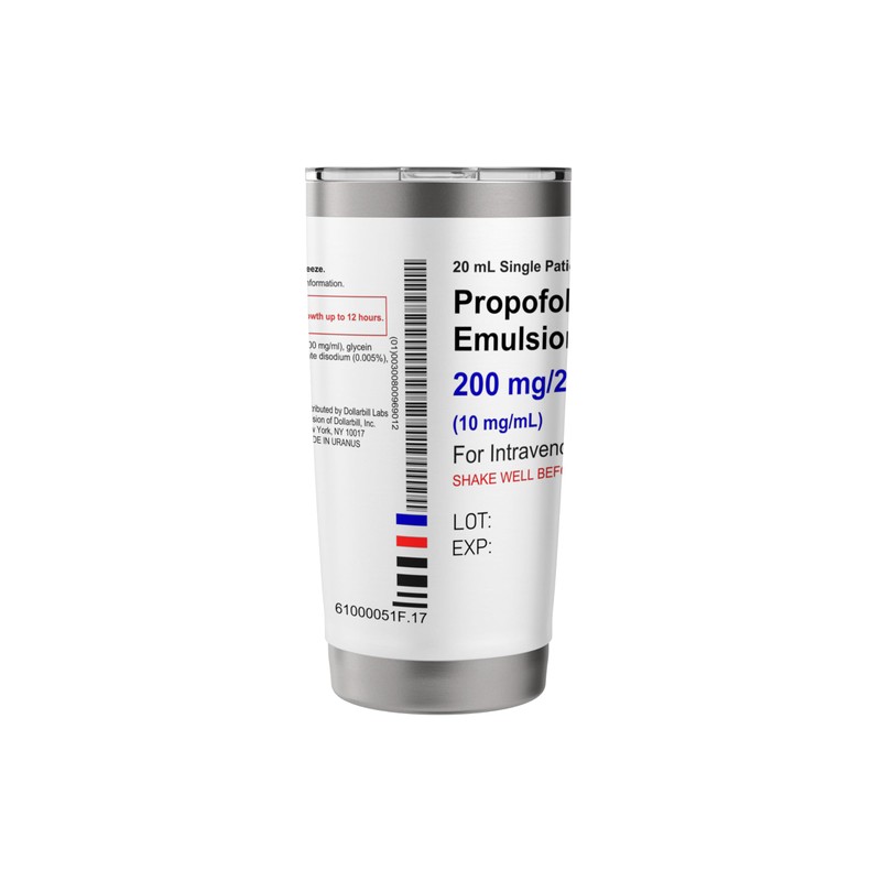 Propofol CRNA Anesthesia Stainless Steel Insulated Tumbler