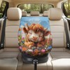 XYZCANDO Baby Highland Cow Infant Car Seat Cover Cartoon Summer