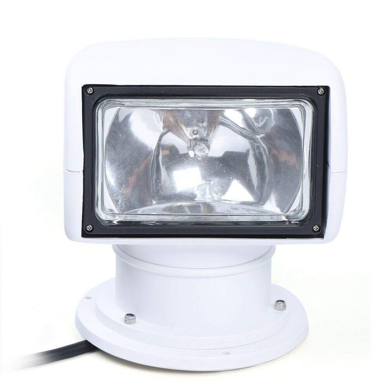 YIYIBYUS Marine Spotlight Searchlight, Portable 100W 12V Marine Remote Control