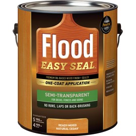 Flood Easy Seal 1 gal. Natural Cedar Semi-Transparent Exterior Wood Finish