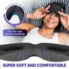 snoozzzed Memory Foam 3D Sleep Mask - Fits all Sizes,
