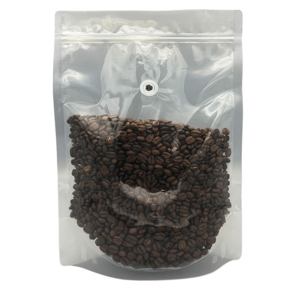 AwePackage 2 lbs(32 oz) Clear Stand Up Zipper Pouch Coffee