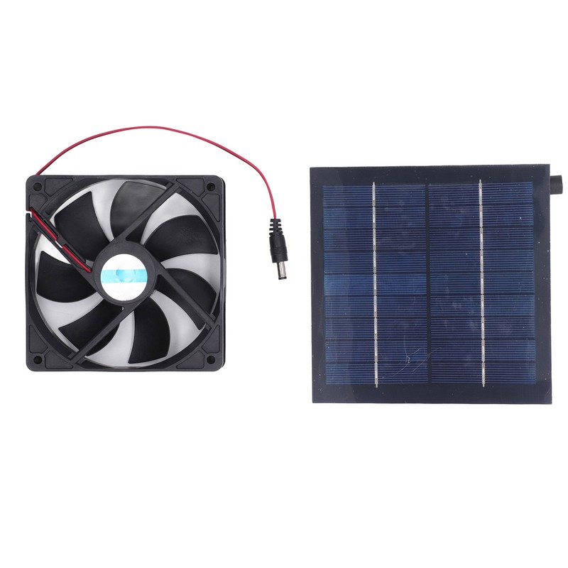 Solar Panel Fan Kit 20W IP65 Waterproof for Outside Small